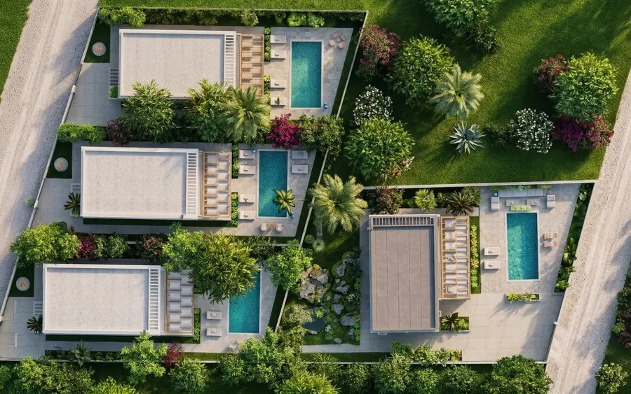 Lara Villas from above