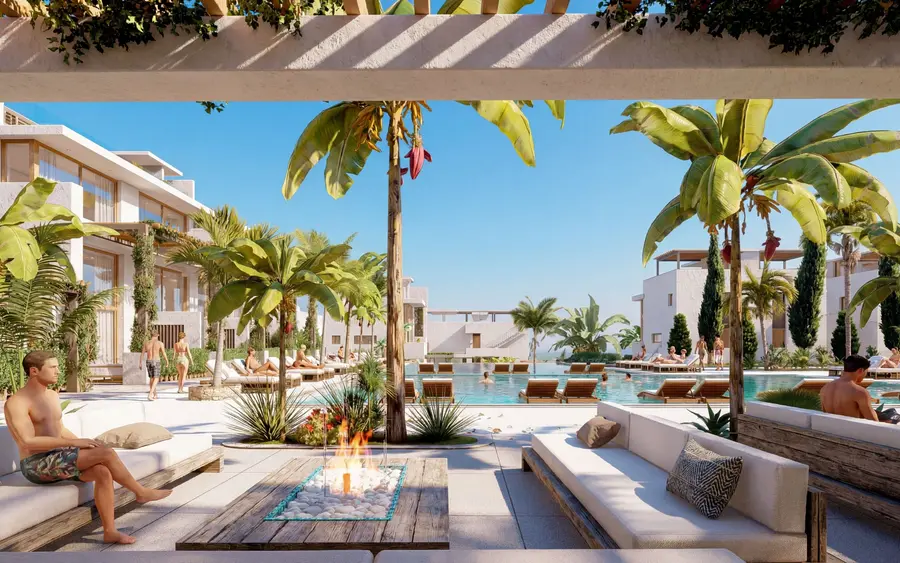 Lounge am Pool in Riviera