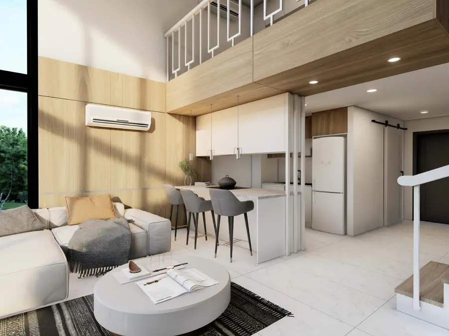 1+1 Loft Bahçe Katı