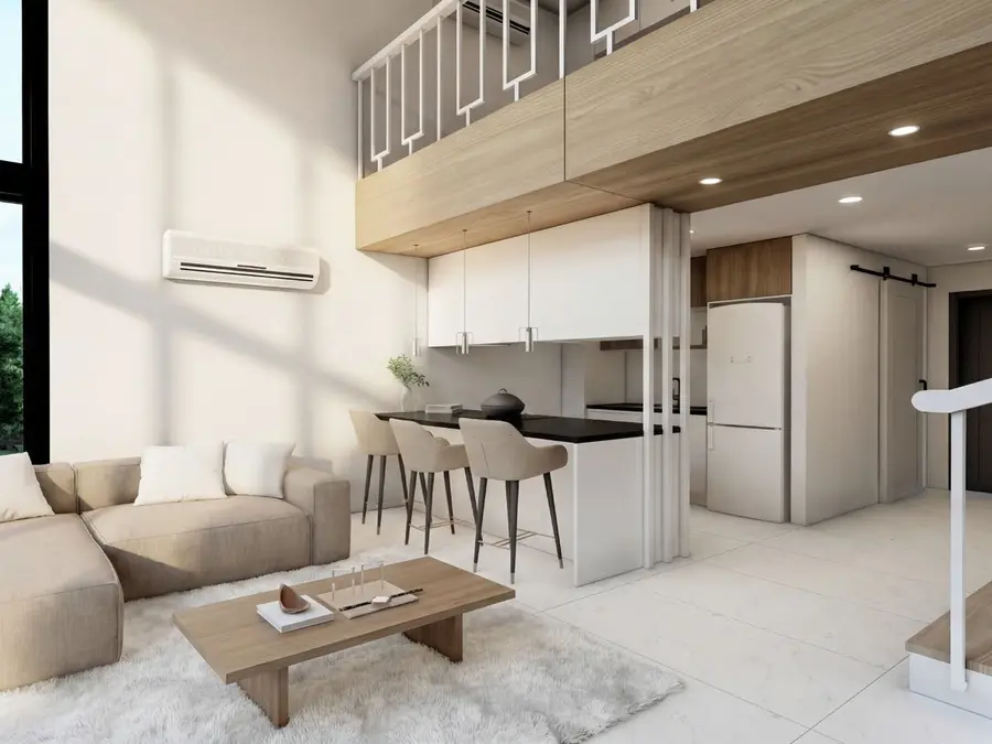 Loft z 1 sypialnią i ogrodem
