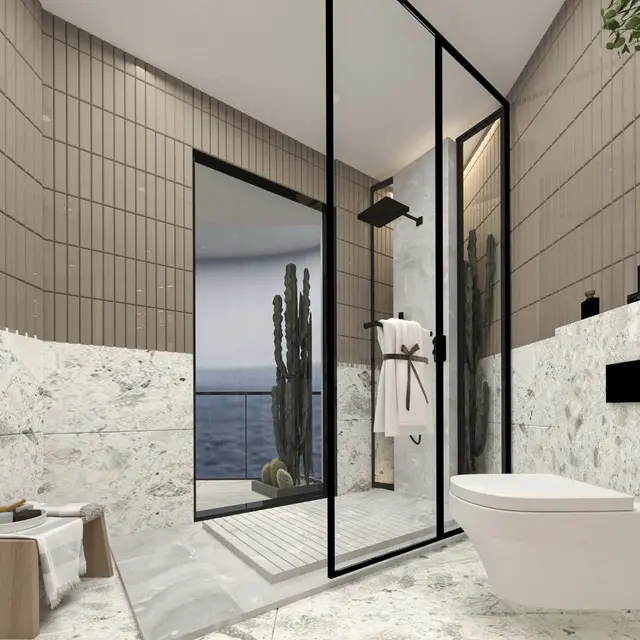 Shower with a view
